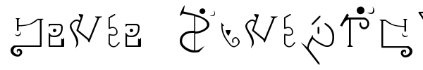Giedi Predacon font preview